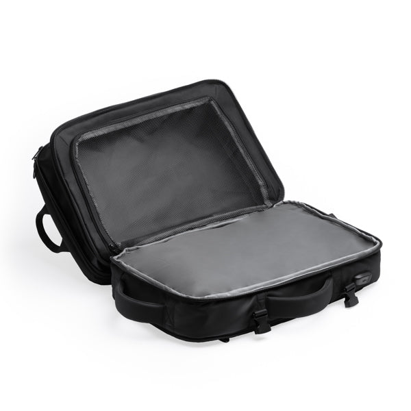 Reiserucksack PU-Leder Vergrößerbar