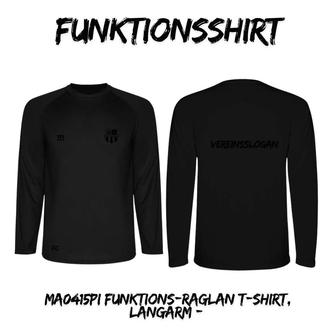 MA0415PI Funktions-Raglan T-Shirt, langarm - Mustershop