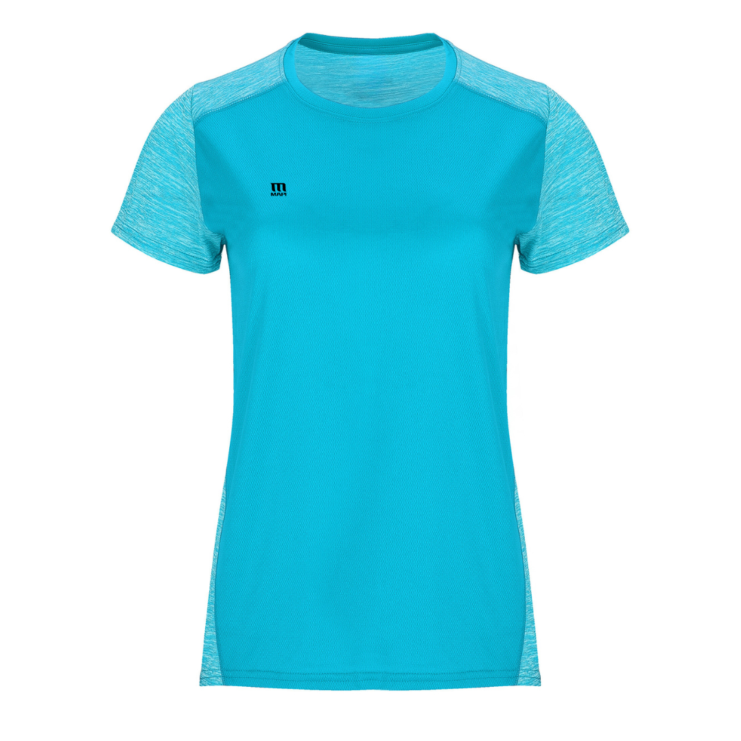 10er SET MA6663PI DAMEN Funktions-Kurzarm-Shirt - Tailliert mit Druck