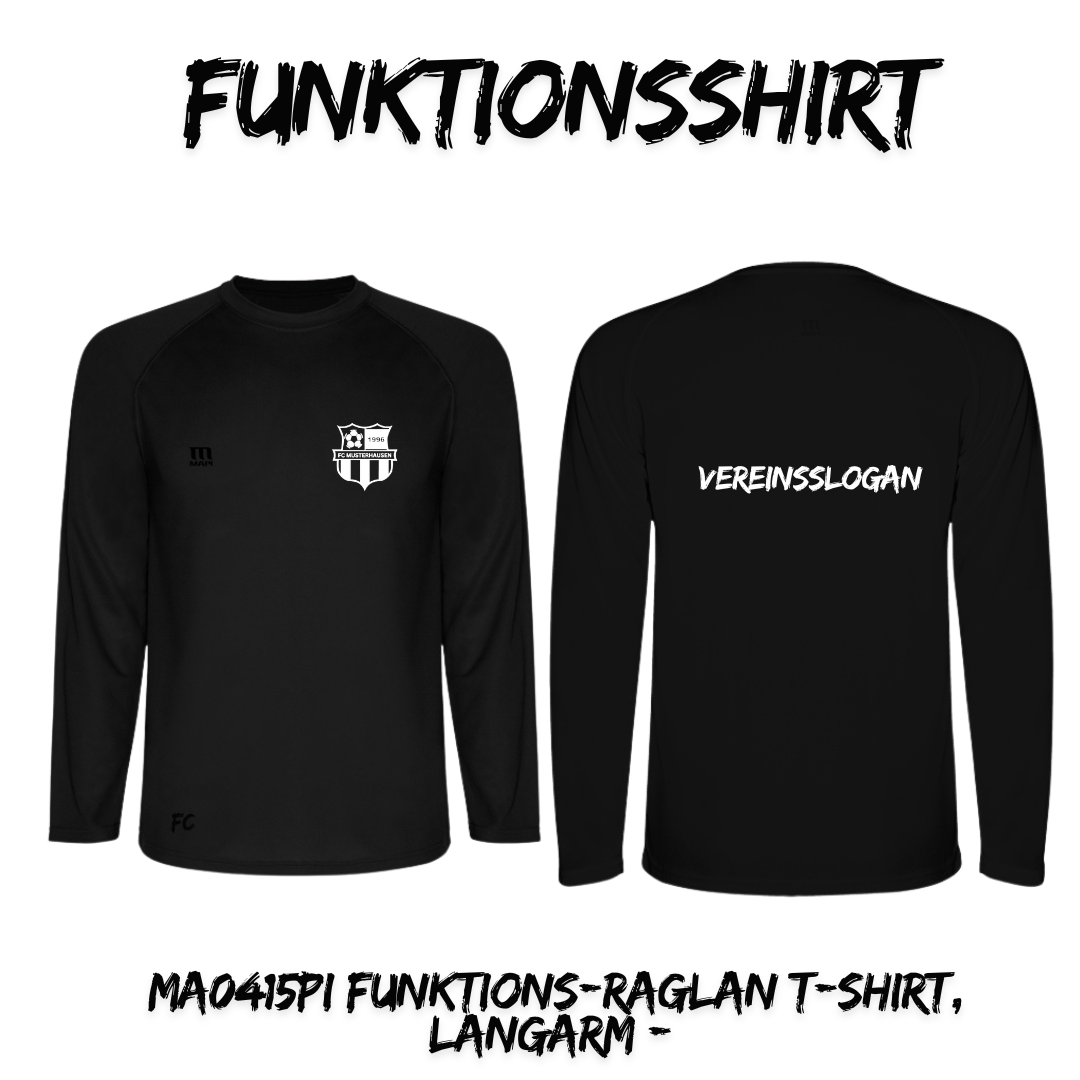 MA0415PI Funktions-Raglan T-Shirt, langarm - Mustershop