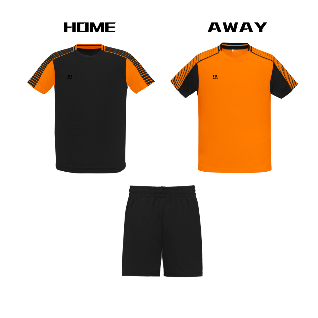 10 x Trikot Heim & Auswärts + 1x Hose - Set ONE mit Druck