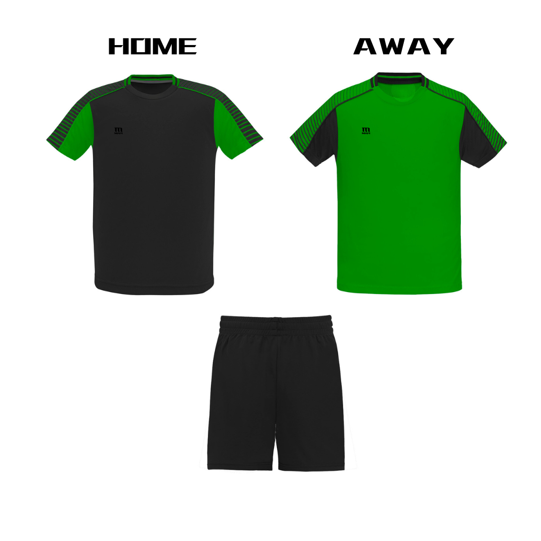 10 x Trikot Heim & Auswärts + 1x Hose - Set ONE mit Druck