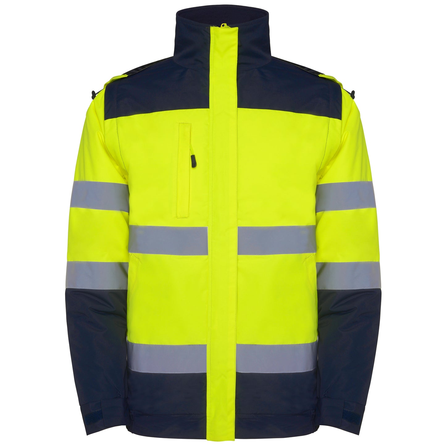 MA9304PI- Kombi Gesteppter Parka mit Weste / mit hoher Sichtbarkeit