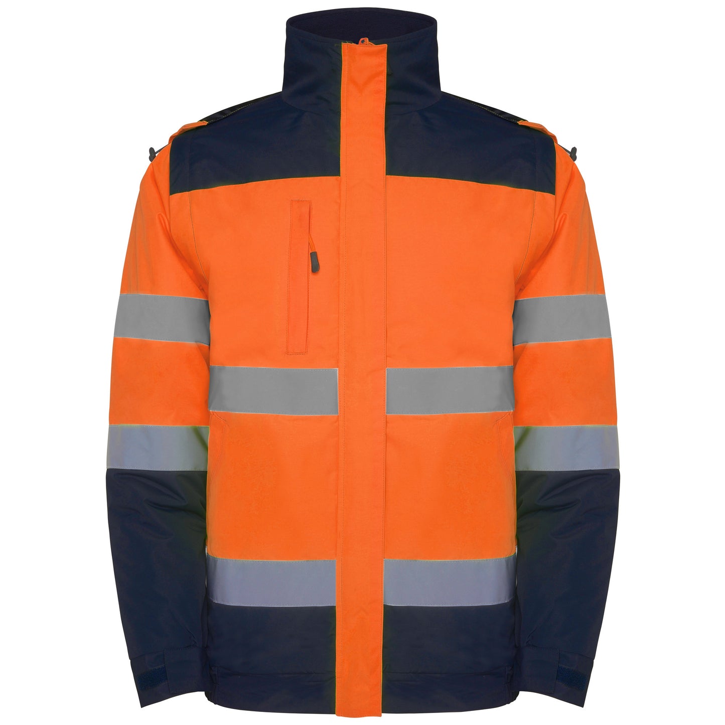MA9304PI- Kombi Gesteppter Parka mit Weste / mit hoher Sichtbarkeit