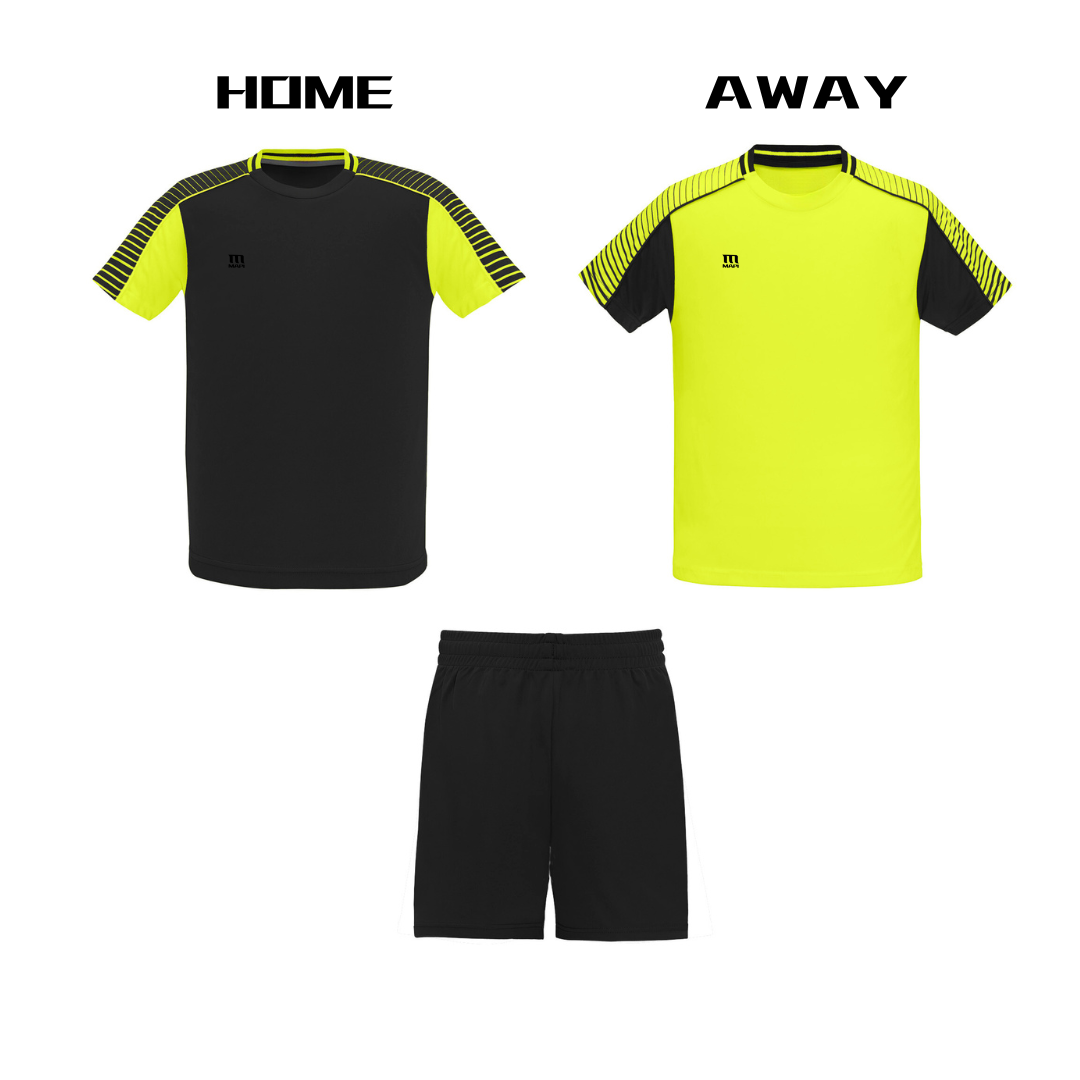 10 x Trikot Heim & Auswärts + 1x Hose - Set ONE mit Druck