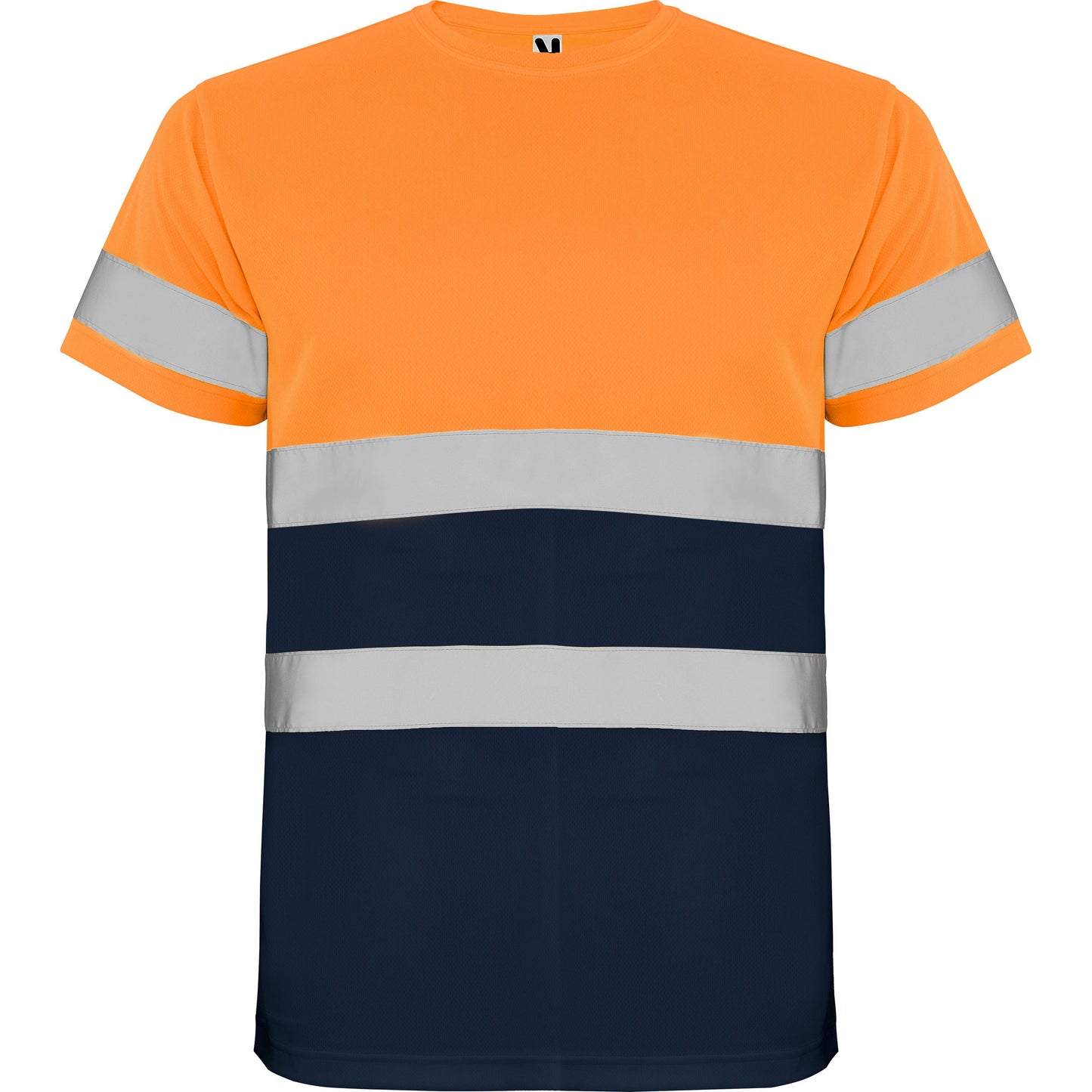 MA9310PI - FunktionsT-Shirt, Hi-Viz, Silberband, kurzarm