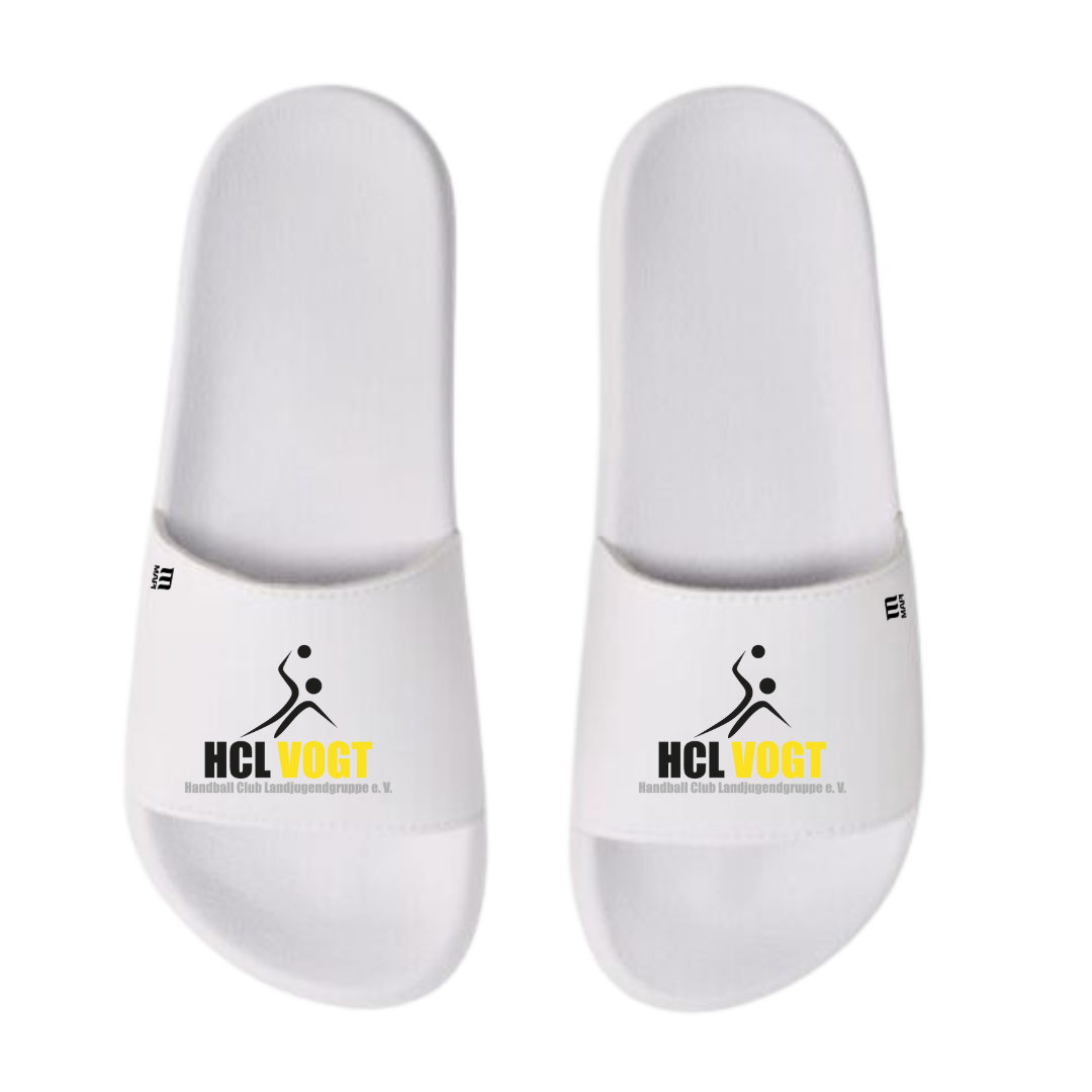 HCL Badeschlappen - weiss- sofort