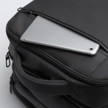 Reiserucksack  PU-Leder Vergrößerbar