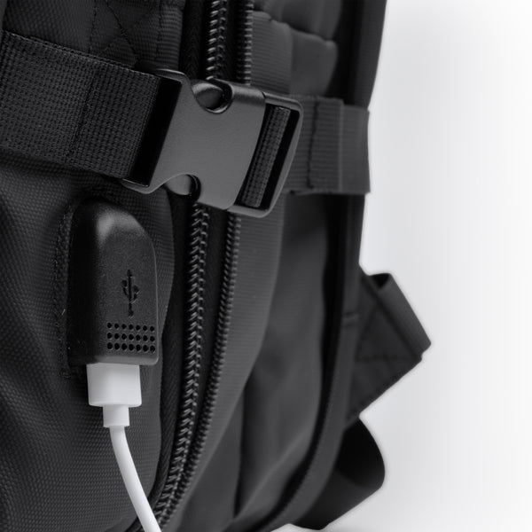 Reiserucksack  PU-Leder Vergrößerbar