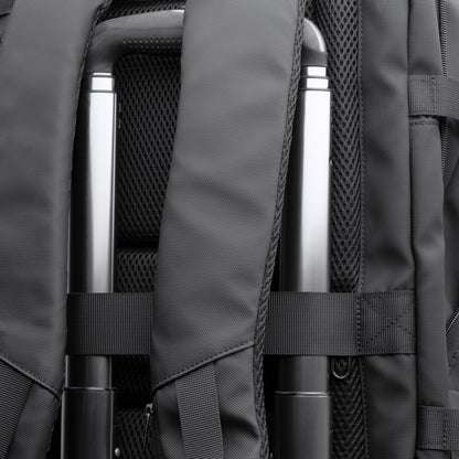 Reiserucksack  PU-Leder Vergrößerbar