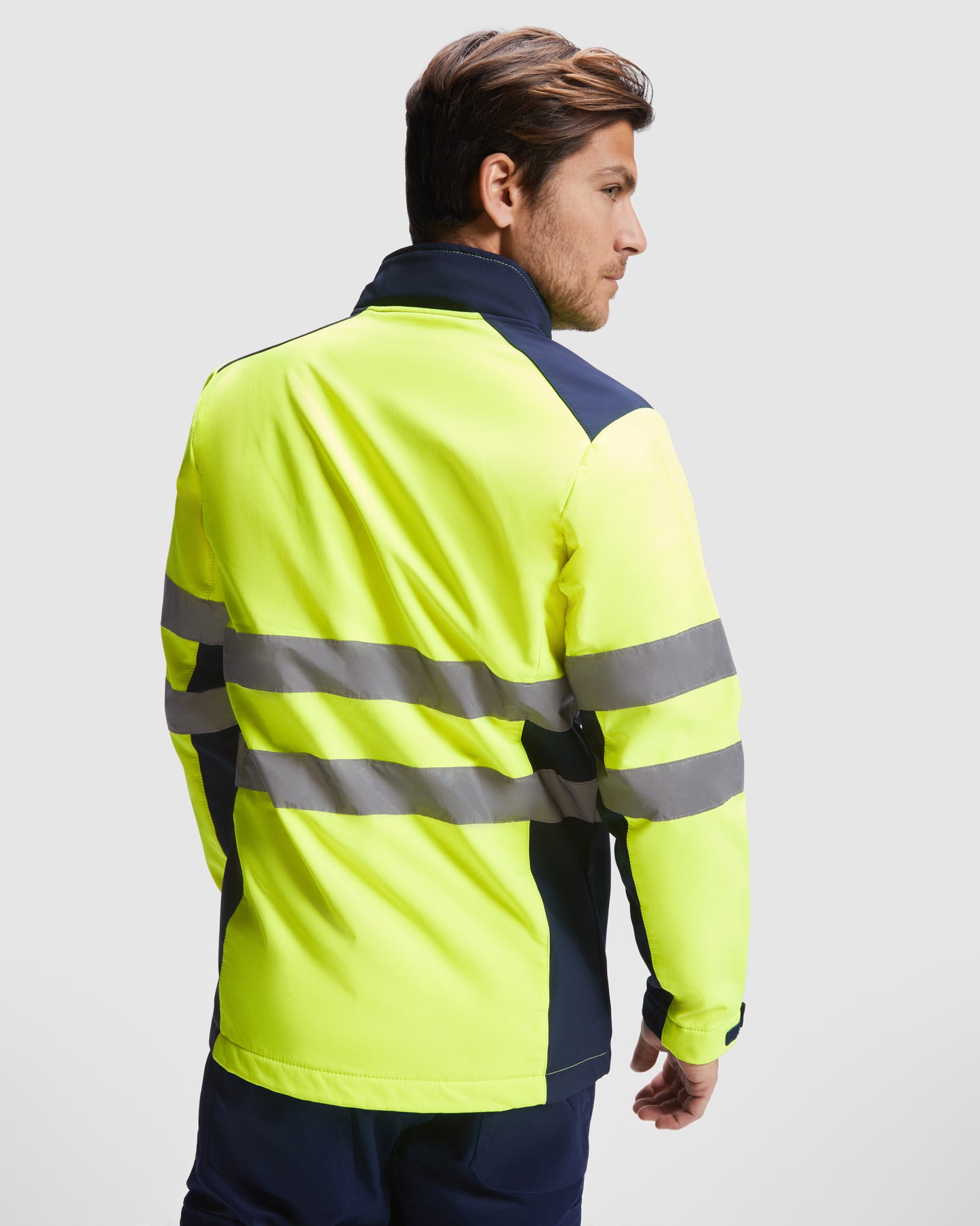 MA9303PI- Softshell Jacke Hi-Viz, zweifarbig