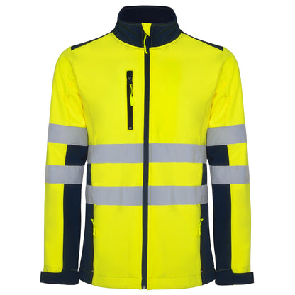 MA9303PI- Softshell Jacke Hi-Viz, zweifarbig