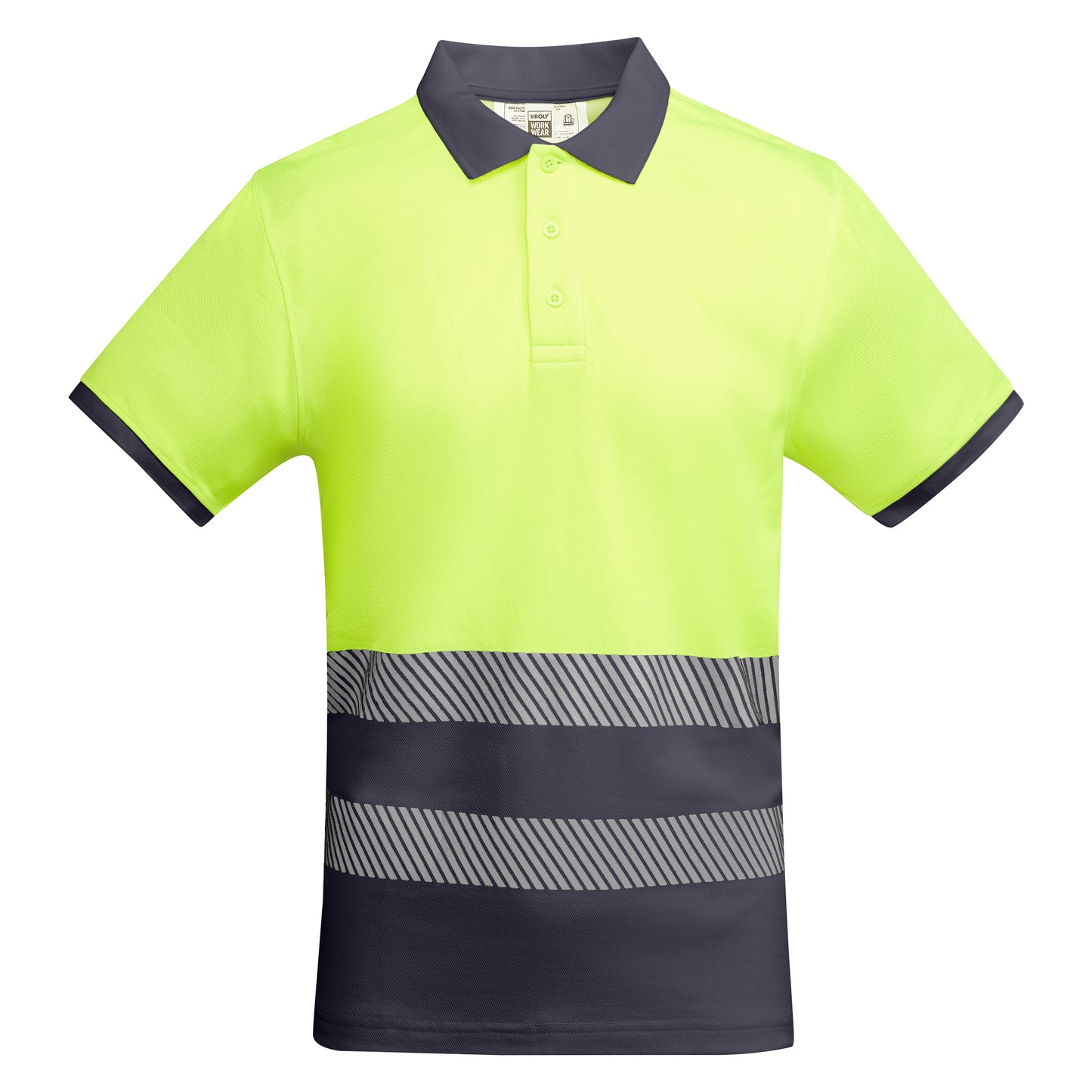 MA9318PI - Funktions kurzarm Poloshirt mit High Visibility