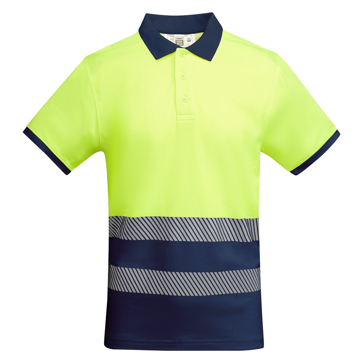 MA9318PI - Funktions kurzarm Poloshirt mit High Visibility