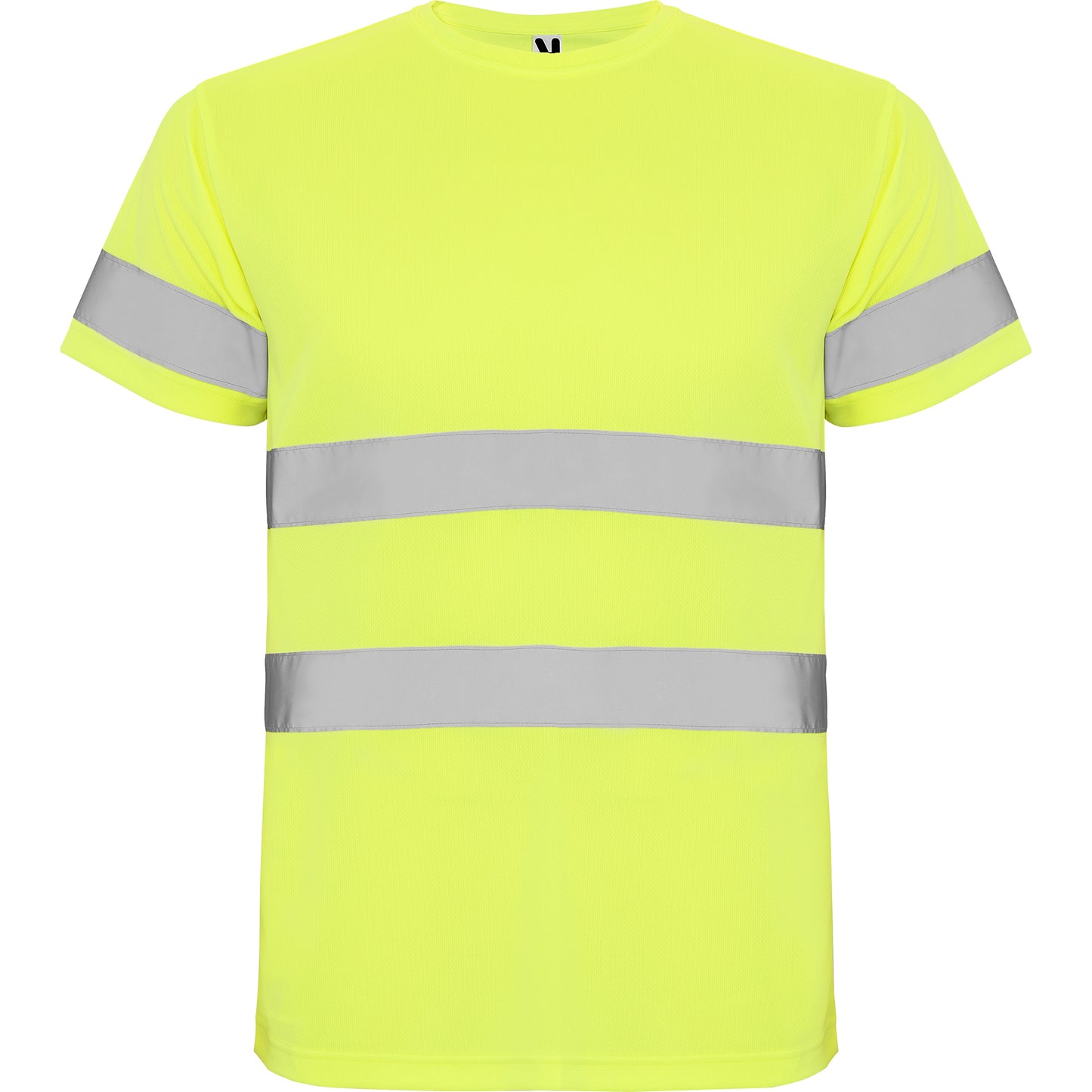 MA9310PI - FunktionsT-Shirt, Hi-Viz, Silberband, kurzarm