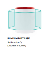 Spezieller 350-ml-Keramikbecher für Sublimation